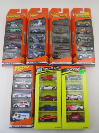 7 5-Car Matchbox Gift Packs