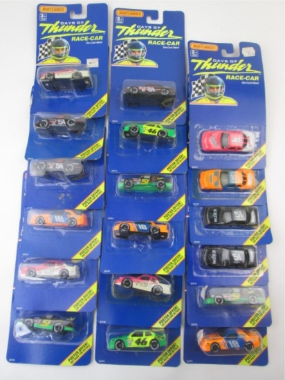 18 Matchbox Days of Thunder Die Cast Race Cars