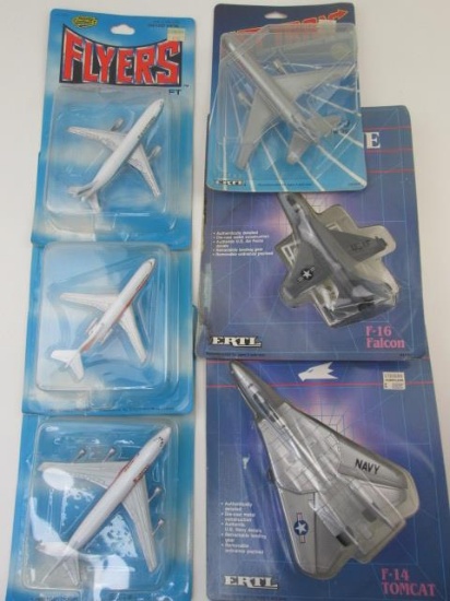 6 Ertl & Road Champs Airplanes Jets