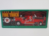 Ertl Texaco 1929 Mack Fire Truck Bank