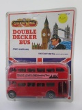 Golden Wheel Double Decker Die Cast Bus