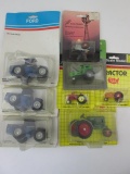 8 Assorted Scale Models Die Cast Farm Vehicles