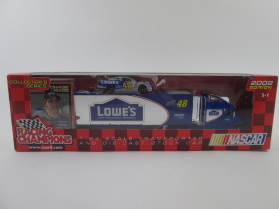 Racing Champions Lowe's Johnson Transporter & Car