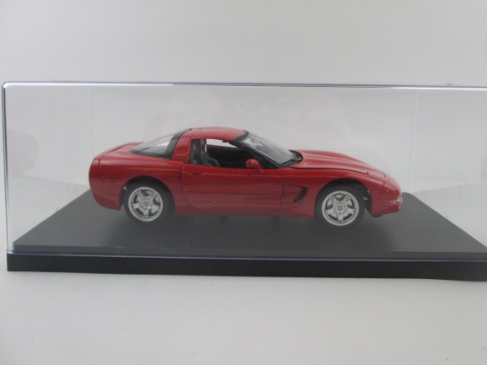 Die Cast Corevette with Plastic Display Case