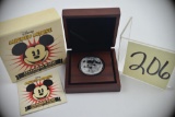 Disney Mickey Mouse Steamboat Willie 1 oz. Silver