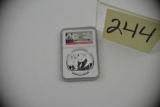 2012 China S10Y Silver Panda Early Rel. NGC MS70