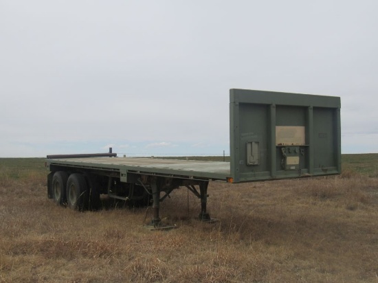 1980 Scout 30ft Fifth Wheel Flatbed Trailer