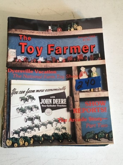 THE TOY FARMER MAGAZINE 1988 JAN. TO DEC.