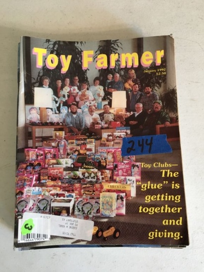 THE TOY FARMER MAGAZINE 1992 JAN TO DEC