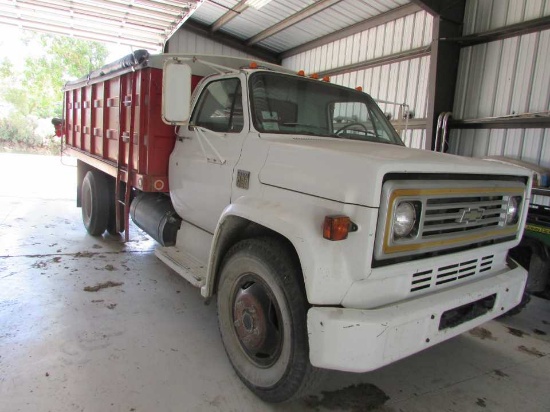 1975 Chevy C-60 Truck, 366 V8, 4&2, 50,000 Miles, 16 ft. Knapheide W/Hyd. S