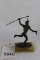 Indian Warrior Bronze on marble base