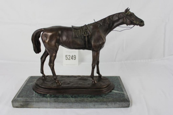 Jules Moigniez Bronze Horse Sculpture