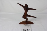 Professor Duink's Dancer, Wooden Carving