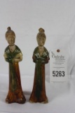 Pair of Oriental Figurines, Antique