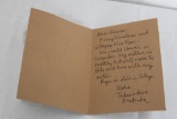 Christmas Card from Takao Matsuda to RKS