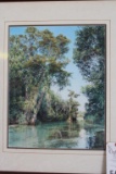 Cypress Creek print, Chas. Rowe