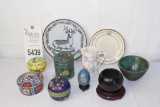 Lot of Miscellaneous Plates & Canisters