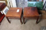 Pair of Wooden End Tables,