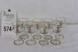 Tiffany & Co. Liqueur Glasses/Stemware.