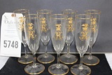 Tiffany & Co. (7) Champagne Flutes