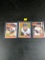 1966 Mickey Mantle, Roger Maris, Whitey Ford, VG to VG plus, all one bid