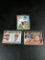1966 Topps baseball cards, 3 card lot including rookie cards Palmer, Jenkins, Sutton. VG to near min
