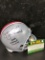 Full sized Ohio State helmet with Jim Tressel signature black sharpie with inscription 2002 National