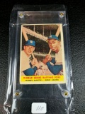 1958 Topps Mantle – Aaron  “W.S. Batting Foes”  VG