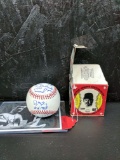 Denny McClain Autographed “Stat Ball”  w/ COA - 1970's Wiffle Ball Complete Box & Ball Thurman Munso