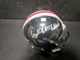Ezekiel Elliot Signed Full Size Ohio State Helmet (Black) - PAAS (COA)