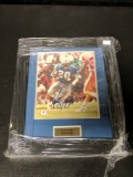 Barry Sanders Signed 8x10 - Framed & Matted - Global Authentics COA