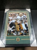 Bart Starr Signed 16x20 - Framed & Matted - Authenticated Ink (COA)