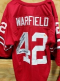 Paul Warfield signed Ohio State jersey with inscription JSA cert
