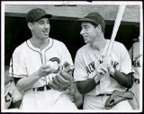 1941 Bob Feller & Joe DiMaggio Wire Photo