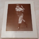 1936 Joe DiMaggio Baseball Magazine Poster