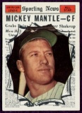 1961 Topps #578 Mickey Mantle AS High #