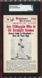 1960 Nu-Card Hi-Lites #38 Joe DiMaggio SGC 84