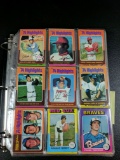 1975 Topps Baseball complete Set, VG plus to near mint, all in oder in inder