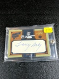 Larry Doby signature blue ink cut, one of only 15 Panini cards