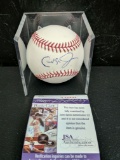 Cal Ripken signed MLB baseball, blue ink sweet spot. (C in Cal heavy ink on bottom) JSA cert