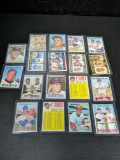 1967 Topps lot, over 200 cards: Mays, Gibson, rookies, checklist, many stars and commons, VG to near