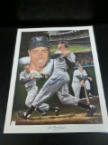 Yankees - Signed Joe Dimaggio 18x24 Lithograph by Angelo Marino