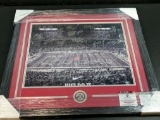 Ohio State Team Signed National Champs Photo - Framed & Matted - 18 Signatures