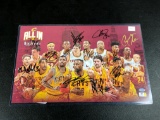 Cleveland Cavs Team Signed All In Poster from Game 7