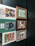(6) NFL Autographs - Some Framed & Matted