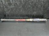 Carlos Santana game used bat signed silver sharpie with inscription GPS Hollogram cert