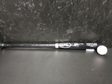 Yan Gome signed black blat silver sharpie game type bat plus signed baseball with inscription both G