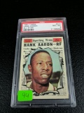 1961 Topps PSA Graded 8 Hank Aaron card