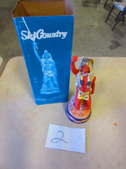 SKI COUNTRY WOLF DANCER LIMITED EDITION NEW IN BOX BOX IS ROUGH