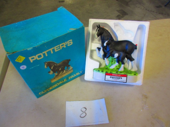 POTTERS CLYDESDALE FAMILY BOX IS ROUGH